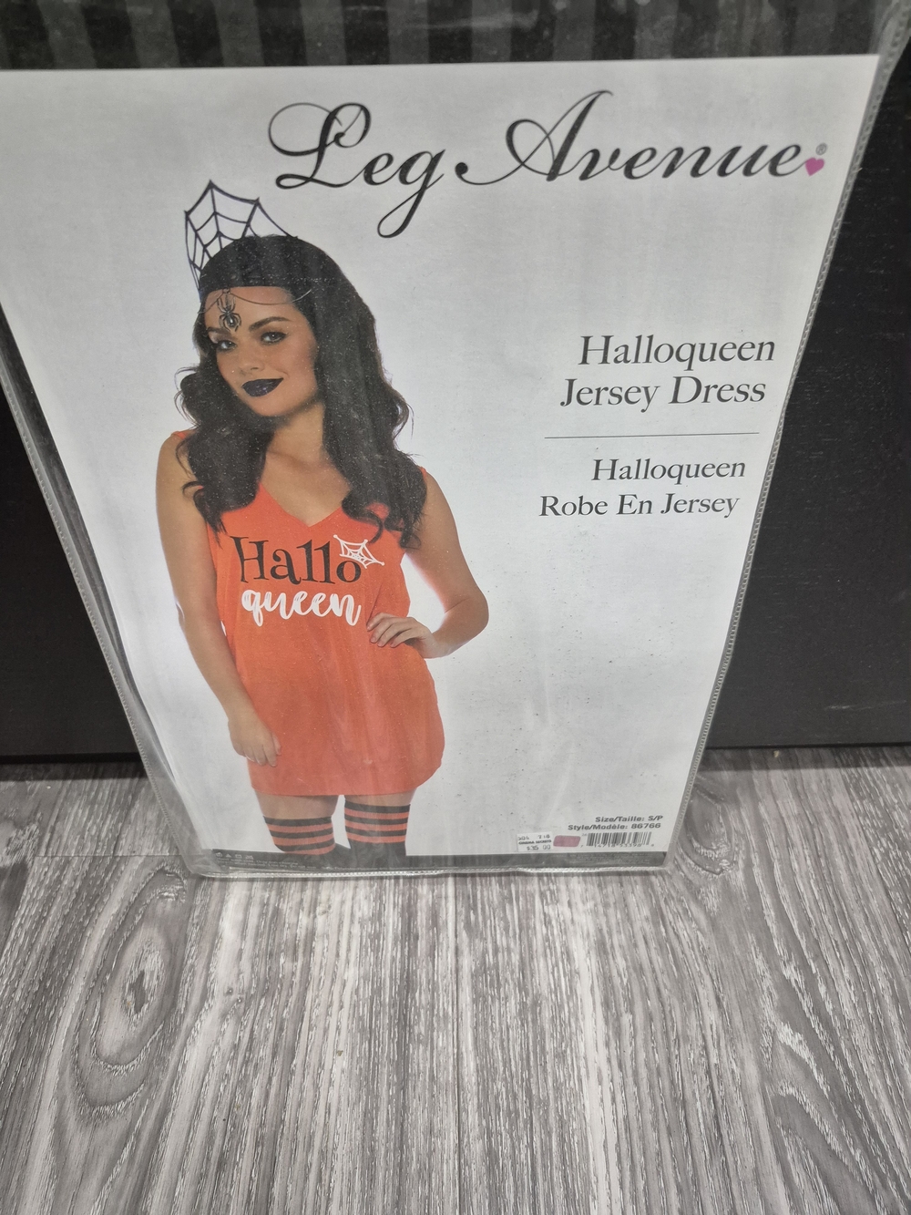 Leg Avenue Orange Halloqueen Jersey Dress